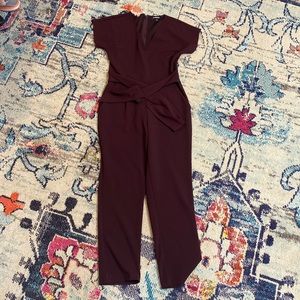 Express purple jumpsuit